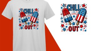 Chill The Fourth Out Ice, Independence Day T-shirt, Fourth of july shirt, Freedom shirt, Patriotic Family Shirts, Independence shirt T-shirt Plus Size Shirts