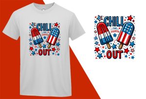 Chill The Fourth Out Ice, Independence Day T-shirt, Fourth of july shirt, Freedom shirt, Patriotic Family Shirts, Independence shirt T-shirt Plus Size Shirts