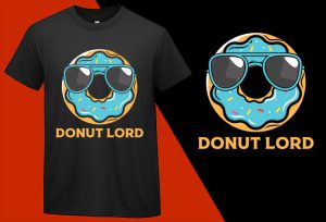 Donut Lord Funny Doughnut Lover Tshirt T-shirt Plus Size Shirts