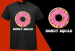 Donut Squad Funny Donut Lover T shirt T-shirt Plus Size Shirts