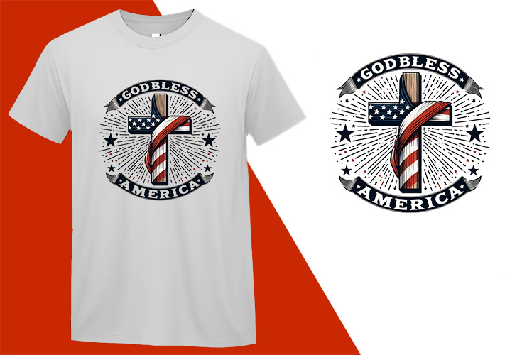 God Bless America USA Flag, Independence Day T-shirt, Fourth of july shirt, Freedom shirt, Patriotic Family Shirts, Independence shirt T-shirt Plus Size Shirts