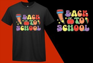 Groovy Back To School Retro Happy, Back To School T shirt, School T-shirt, School Tee, Back To School Gift, Gift For Student, Kindergarten Kids T-shirt Plus Size Shirts