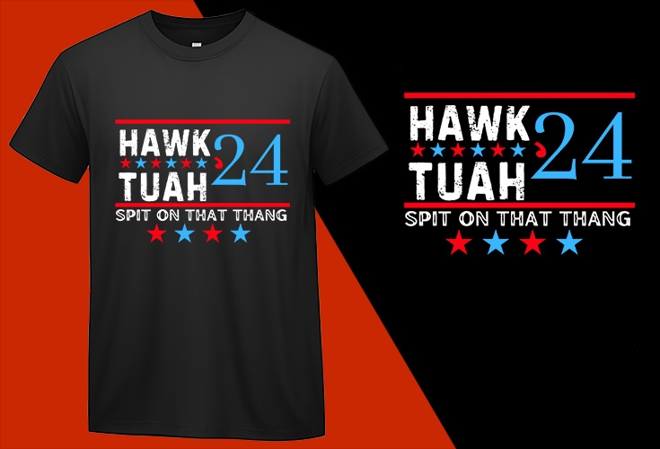 Hawk Tuah Girl Merch 24 Spit on That Thang Black Color Tee (10) T-shirt Plus Size Shirts