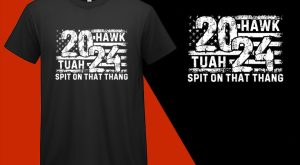 Hawk Tuah Girl Merch 24 Spit on That Thang Black Color Tee (12) T-shirt Plus Size Shirts