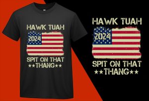 Hawk Tuah Girl Merch 24 Spit on That Thang Black Color Tee (2) T-shirt Plus Size Shirts