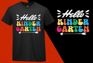 Hello Kindergarten Back To School, Back To School T shirt, School T-shirt, School Tee, Back To School Gift, Gift For Student, Kindergarten Kids T-shirt Plus Size Shirts