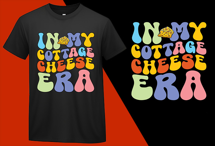 In My Cottage Cheese Era Funny T shirt T-shirt Plus Size Shirts