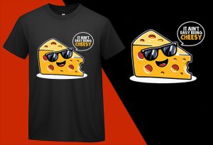 It Ain’t Easy Being Cheesy Funny T shirt T-shirt Plus Size Shirts
