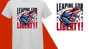 Leaping For Liberty USA Frog, Independence Day T-shirt, Fourth of july shirt, Freedom shirt, Patriotic Family Shirts, Independence shirt T-shirt Plus Size Shirts