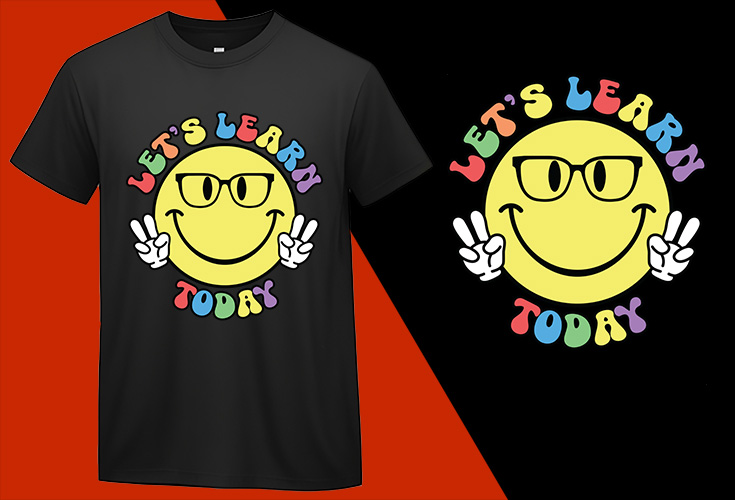 Let’s Learn Today Teacher Life, Back To School T shirt, School T-shirt, School Tee, Back To School Gift, Gift For Teacher, Gift For Student, Kindergarten Kids T-shirt Plus Size Shirts