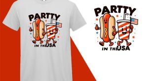 Party In The USA 4th July, Independence Day T-shirt, Fourth of july shirt, Freedom shirt, Patriotic Family Shirts, Independence shirt T-shirt Plus Size Shirts