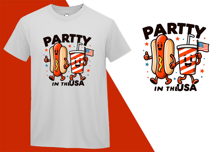 Party In The USA 4th July, Independence Day T-shirt, Fourth of july shirt, Freedom shirt, Patriotic Family Shirts, Independence shirt T-shirt Plus Size Shirts