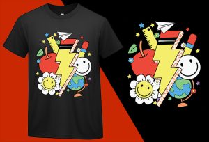 School Supplies Back To School, Back To School T shirt, School T-shirt, School Tee, Back To School Gift, Gift For Teacher, Gift For Student, Kindergarten Kids T-shirt