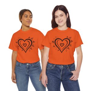 Cute Doodle Heart Love, Valentines Day T-shirt