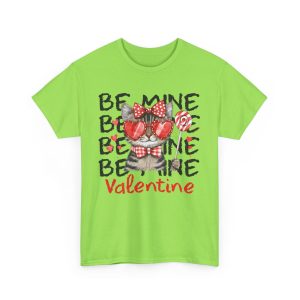 Cute Valentine Cat Be Mine Valentine, Plus Size T-shirt