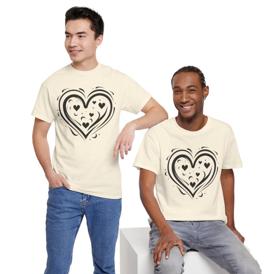 Doodle Heart Cute Love, Valentines Day T-shirt