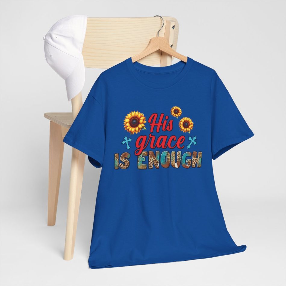 Easter Day T-shirt, His grace is enough, Graphic Tees Plus Size