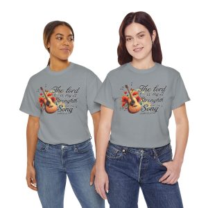 Easter Day T-shirt, The lord is my strength, Graphic Tees Plus Size