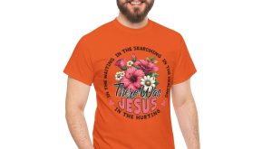 Easter Day T-shirt, There Was Jesus in The Searching, Graphic Tees Plus Size
