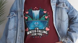 falling for you, Valentines Day T-shirt