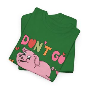 Funny Valentines Day T-shirt, Don’t Go Bacon My Heart, Plus Size Graphic Tee For Men Women