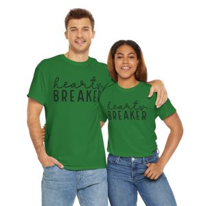 Funny Valentines Day T-shirt, Heart Breaker, Plus Size Graphic Tee For Men Women