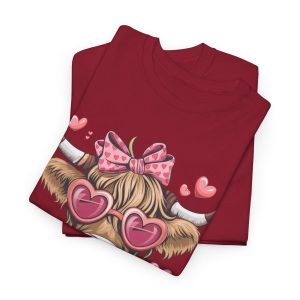 Funny Valentines Day T-shirt, Heifer cow Valentine, Plus Size Graphic Tee For Men Women