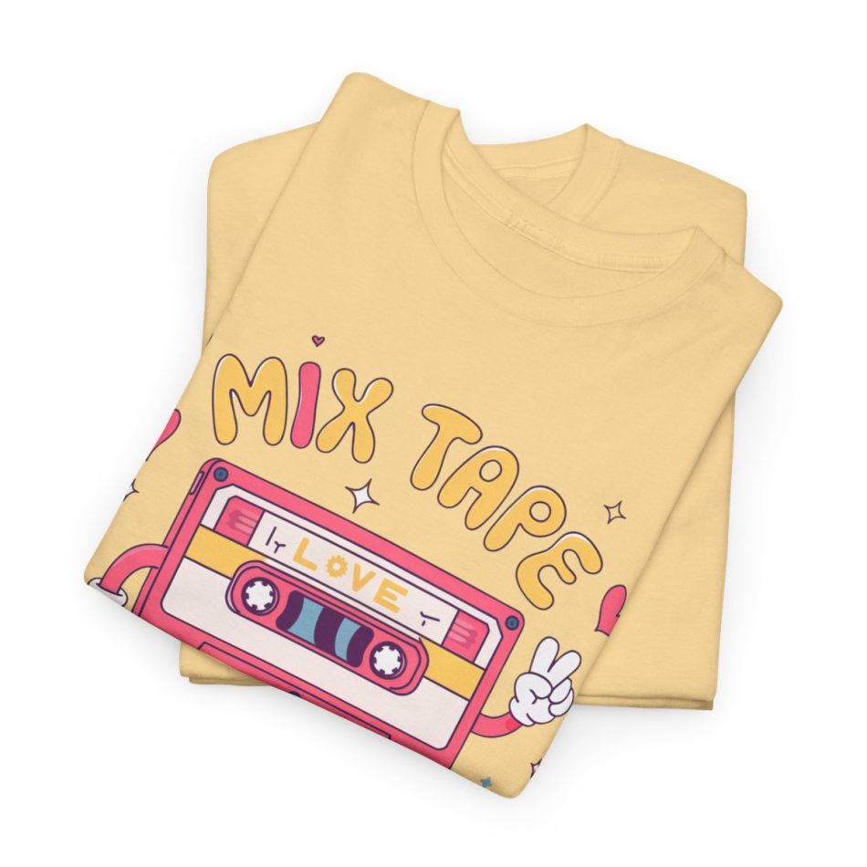 Funny Valentines Day T-shirt, Mix Tape Love Songs, Plus Size Graphic Tee For Men Women