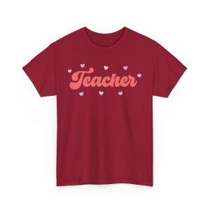 Funny Valentines Day T-shirt, Teacher Love, Plus Size Graphic Tee For Men Women
