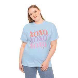 Funny Valentines Day T-shirt, Xoxo Love, Plus Size Graphic Tee For Men Women