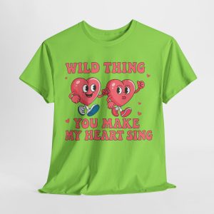Funny Valentines Day T-shirt, You Make My Heart Sing, Plus Size Graphic Tee For Men Women