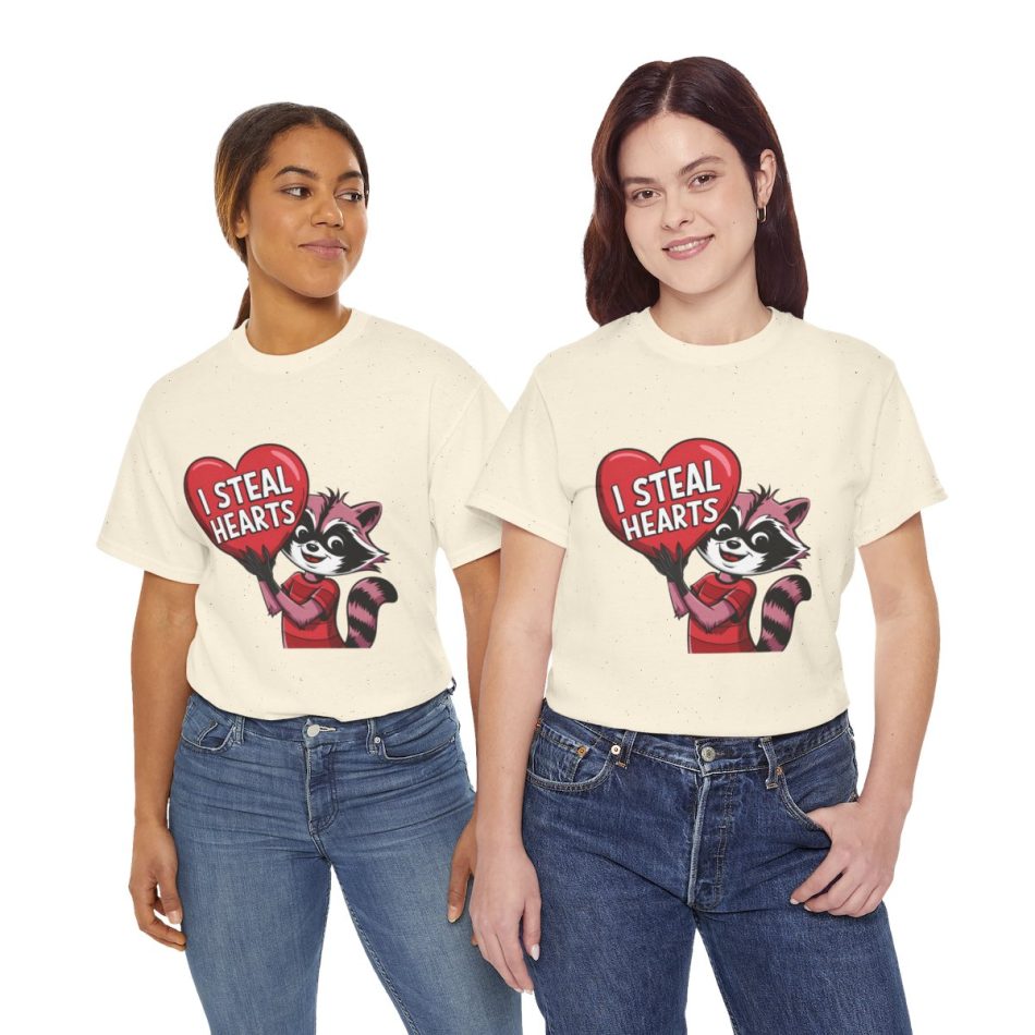 I steal hearts raccoon, Valentines Day T-shirt