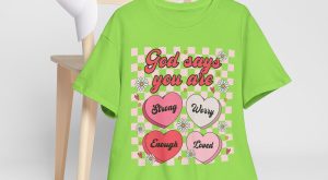 Jesus Valentines Day T-shirt, God says you are valentine, Plus Size Tee For Women