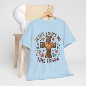 Jesus Valentines Day T-shirt, Jesus loves me this i, Plus Size Tee For Women