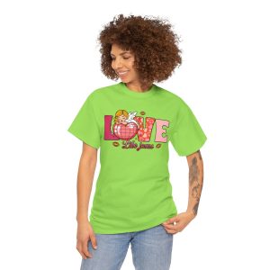 Jesus Valentines Day T-shirt, Love jesus valentine sublimation png, Plus Size Tee For Women