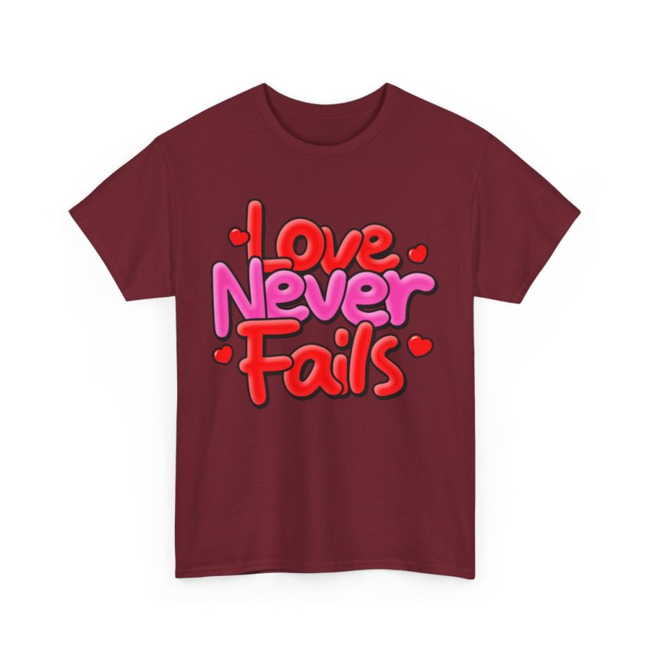 Jesus Valentines Day T-shirt, Love never fails valentine jesus, Plus Size Tee For Women Jesus Valentines Day T-shirt, Love never fails valentine jesus, Plus Size Tee For Women