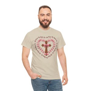 Jesus Valentines Day T-shirt, Oh how he loves us, Plus Size Tee For Women