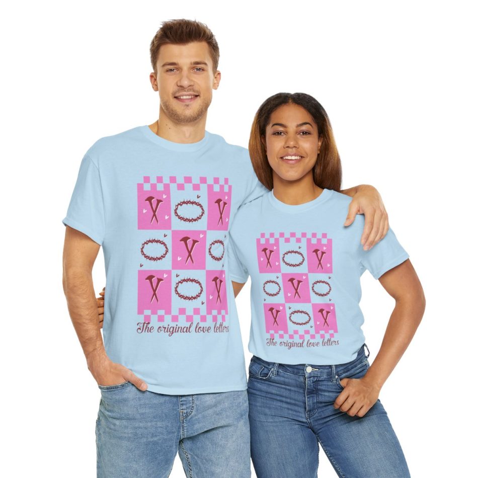 Jesus Valentines Day T-shirt, The original love letters xoxo, Plus Size Tee For Women