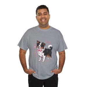 Pet Valentines Day T-shirt, Valentine australian shepherd, Plus Size