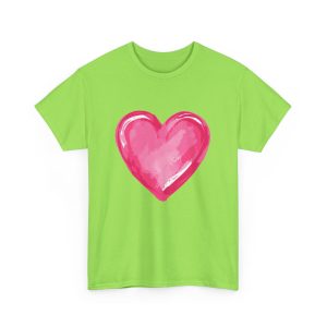 Retro Valentines Day T-shirt, heart, Plus Size