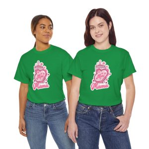 Retro Valentines Day T-shirt, mimi mama, Plus Size