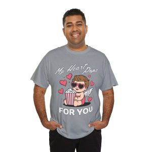 Retro Valentines Day T-shirt, My heart pops for you