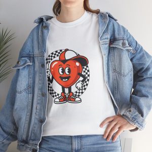 Retro Valentines Day T-shirt, Retro heart throb valentine