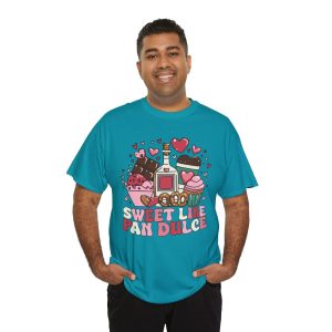 Retro Valentines Day T-shirt, Sweet like pan dulce valentine