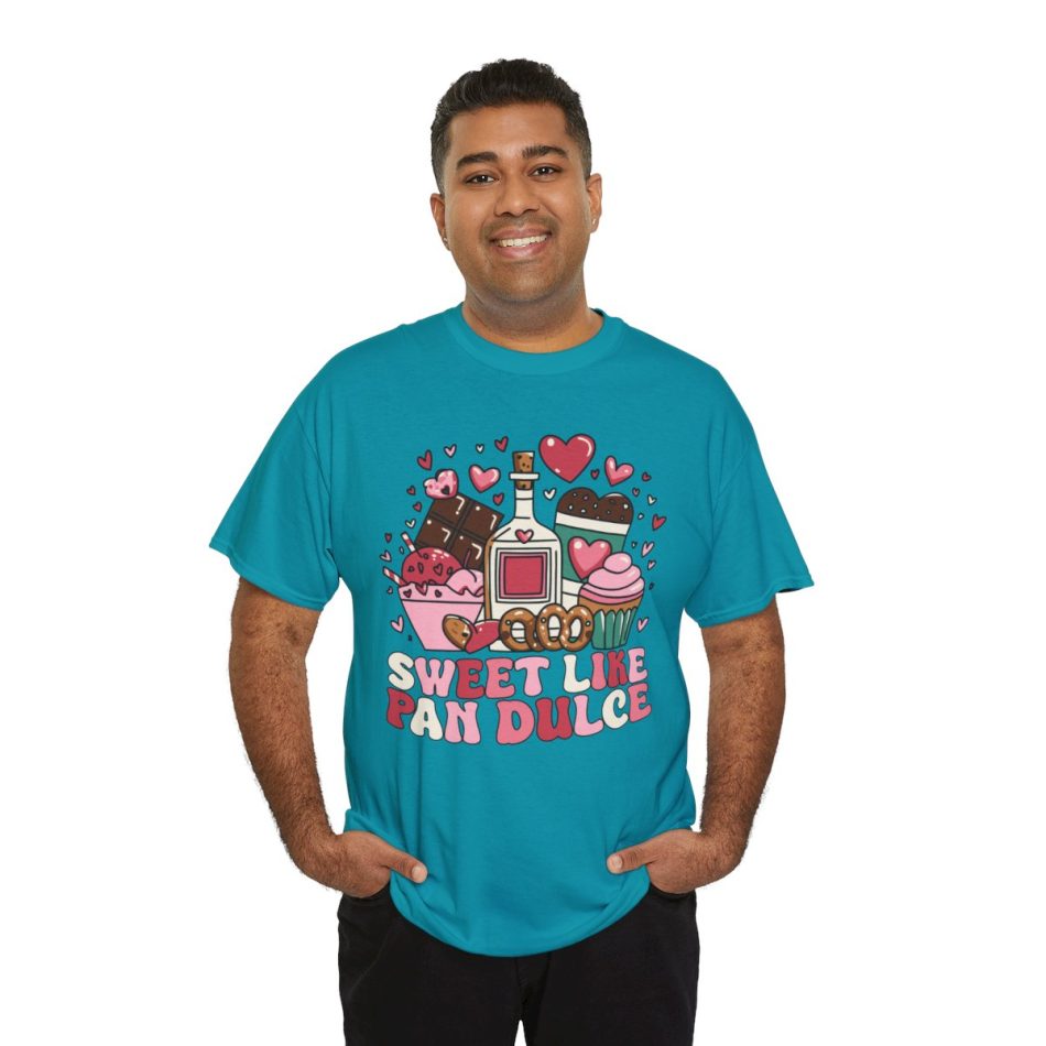 Retro Valentines Day T-shirt, Sweet like pan dulce valentine