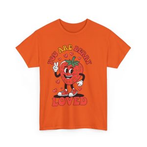 Retro Valentines Day T-shirt, You are berry loved valentine