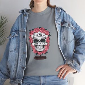 Roses are Red Dead Inside, Skeleton Valentines Day T-shirt