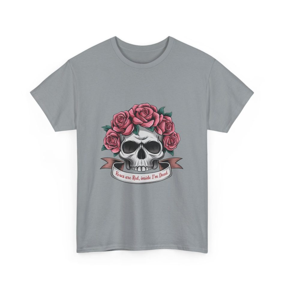 Roses are red inside dead, Skeleton Valentines Day T-shirt