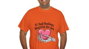 Skeleton Graphic Valentines Day T-shirt, I am a Sucker for You Hear Hand, Plus Size