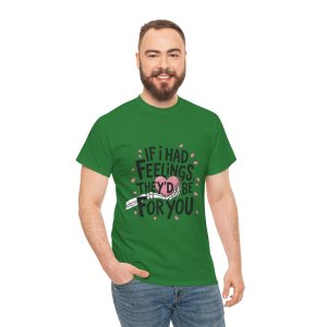 Skeleton Graphic Valentines Day T-shirt, If I Had Feelings Skull Hand, Plus Size